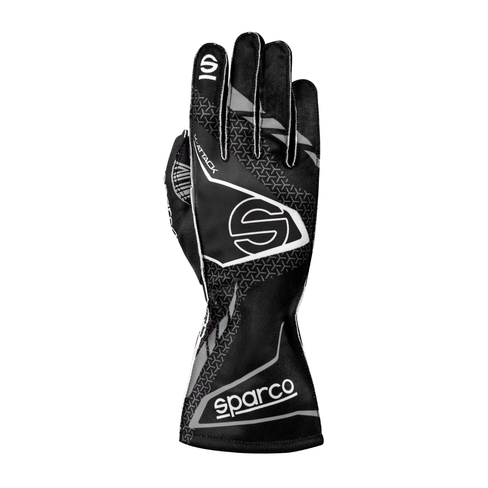 SPARCO K ATTACK (2025) Racing Gloves - Professional Motorsport Driving Gloves for Karting, Track Racing & Performance Driving - Breathable & Comfortable Grip