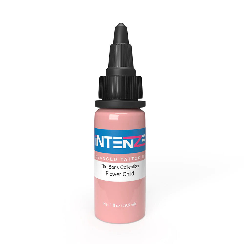 Boris Series Intenze Tattoo Ink - 1oz Bottle for Professional Tattoo Artists - Flower Child Design - Perfect for Tattoo Studios and Body Art Enthusiasts