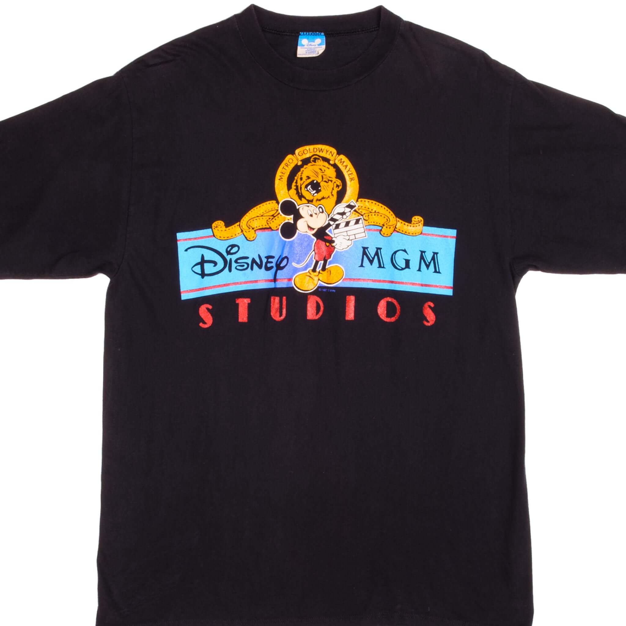 Vintage Disney MGM Studios T-Shirt 1987 - Large Size - Made in USA - Retro Theme Park Merchandise for Disney Fans & Collectors - Perfect for Casual Wear, Disney Trips, and 80s Nostalgia