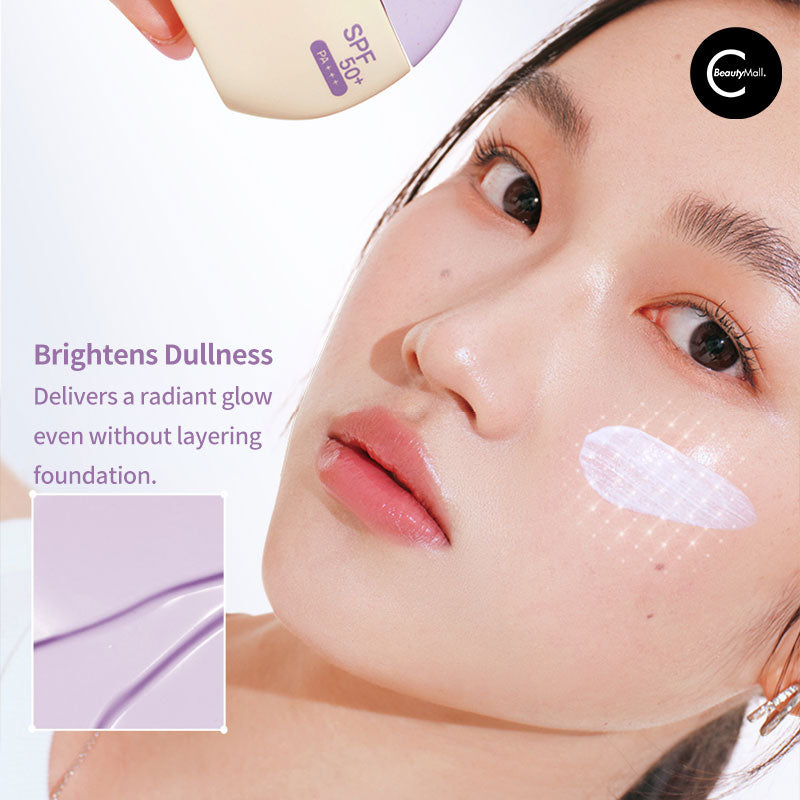 Judydoll SPF 50 Sunscreen & Primer Cream - Lightweight Daily Face Moisturizer with Broad Spectrum Protection for Makeup Base & Outdoor Activities