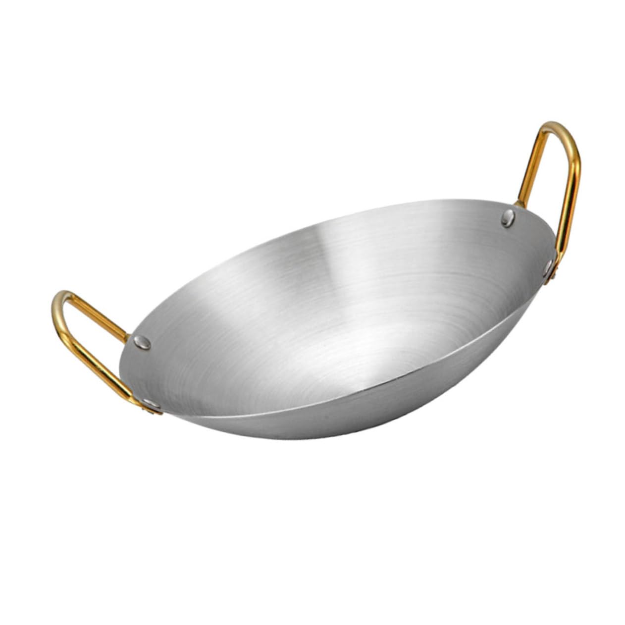 DOITOOL 1pc Stainless Steel Double Ear Pot - 5QT Kitchen Stockpot for Cooking, Soup, Wax Melting & More - Durable Home Cooking Pot for Household, Restaurant & DIY Projects