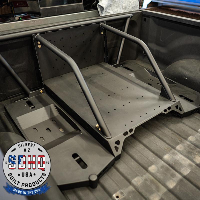 2019-2025 Ram 1500 SDHQ Built-In Bed Chase Rack | Heavy Duty Truck Accessory | Perfect for Off-Road Adventures & Work Site Organization