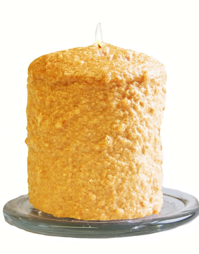 Warm Glow Candle Company Banana Nut Bread Scented Hearth Pillar Candle - Perfect for Cozy Home Decor, Relaxation & Holiday Gifts