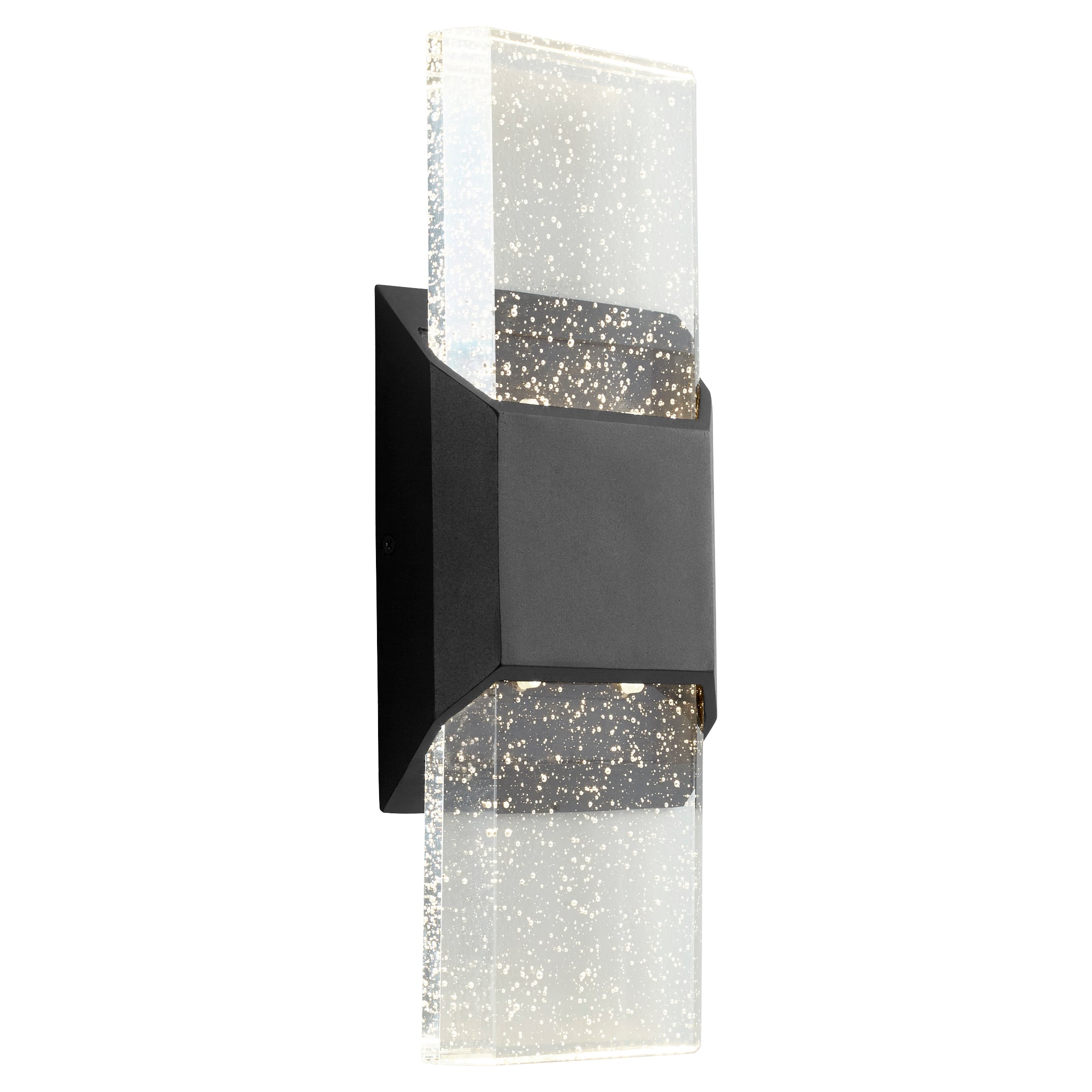 Oxygen Esprit 3 756 15 Inch Black Outdoor Wall Sconce Light - Waterproof Exterior Lighting for Patio, Garden, Porch and Entryway