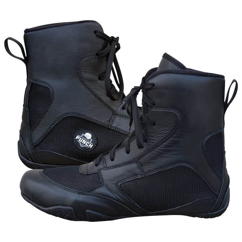 Professional Boxing Shoes for Men & Women - Breathable Wrestling Shoes with Non-Slip Rubber Sole, Lightweight Training Boots for Adults & Youth - Perfect for Boxing, MMA, Wrestling & Gym Workouts