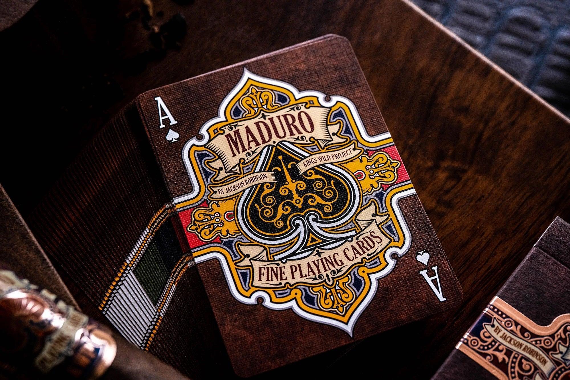 Premium Gold Maduro Playing Cards - 2nd Edition | Luxury Poker & Card Games for Parties, Magic Tricks & Collectors