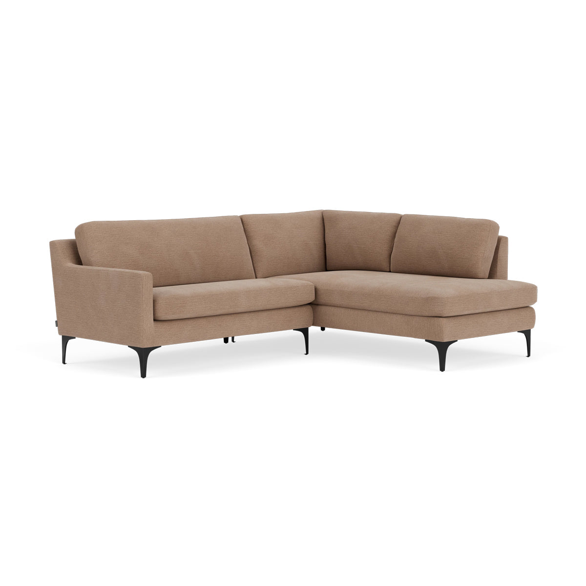 Astha Fabric Right Corner Sofa - Modern L-Shaped Sectional Couch for Living Room, Home Theater & Small Spaces | Comfortable & Stylish Lounge Furniture