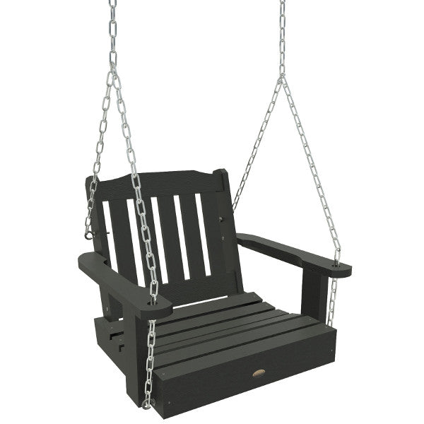 Lehigh Single Seat Swing - Outdoor Porch Swing for Patio, Garden, Backyard - Comfortable Hanging Chair with Durable Steel Frame - Perfect for Relaxing, Lounging & Enjoying Nature