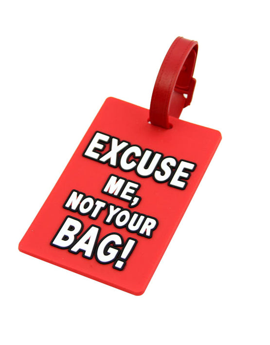 Tosca TCA007 D NOT YOUR BAG Luggage Tag - Durable Travel ID Tag for Suitcases & Backpacks - Perfect for Airports, Business Trips & Vacations