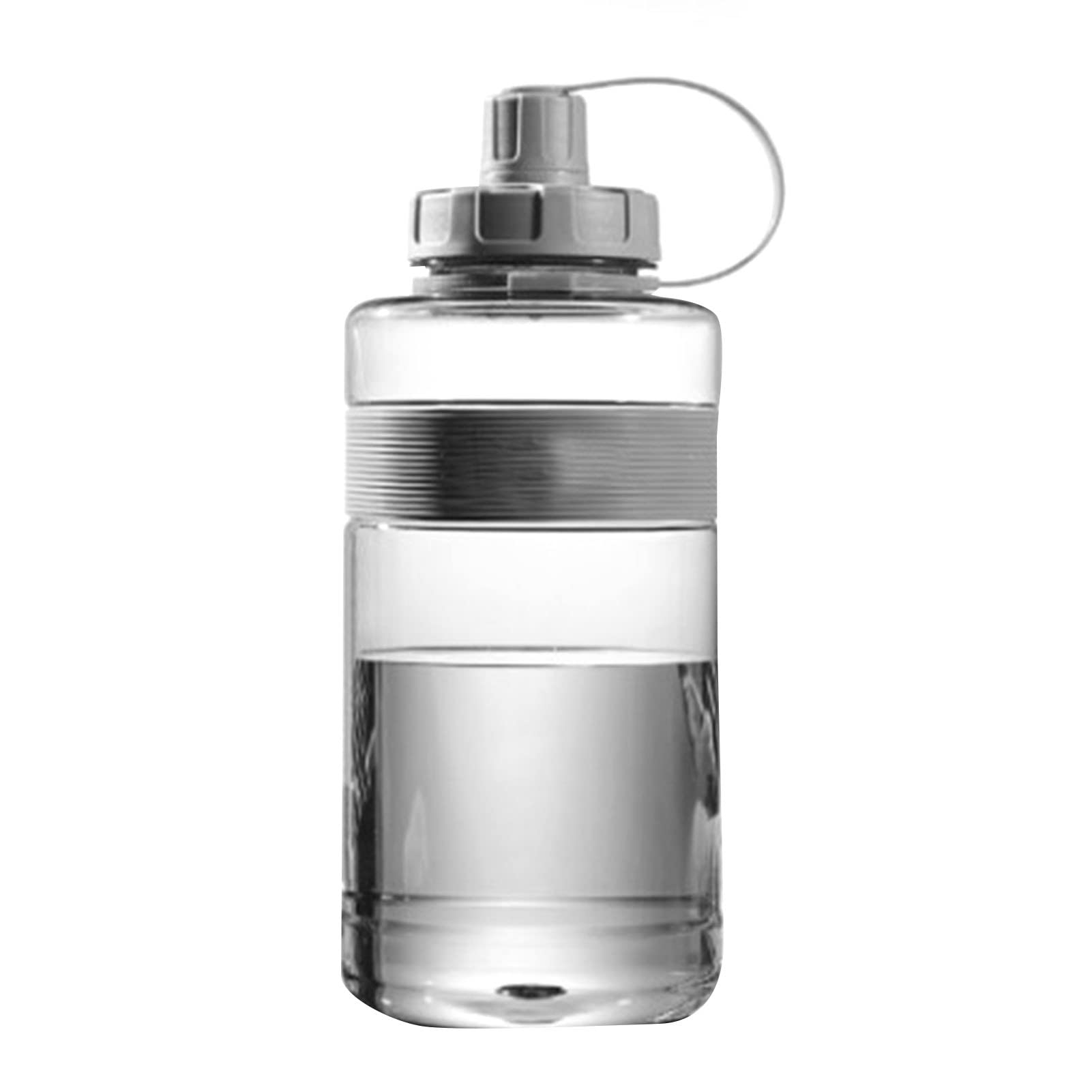 2L Large Capacity Leak Proof Sports Water Bottle with Straw - BPA Free Plastic, Ideal for Gym, Hiking, Running & Outdoor Activities