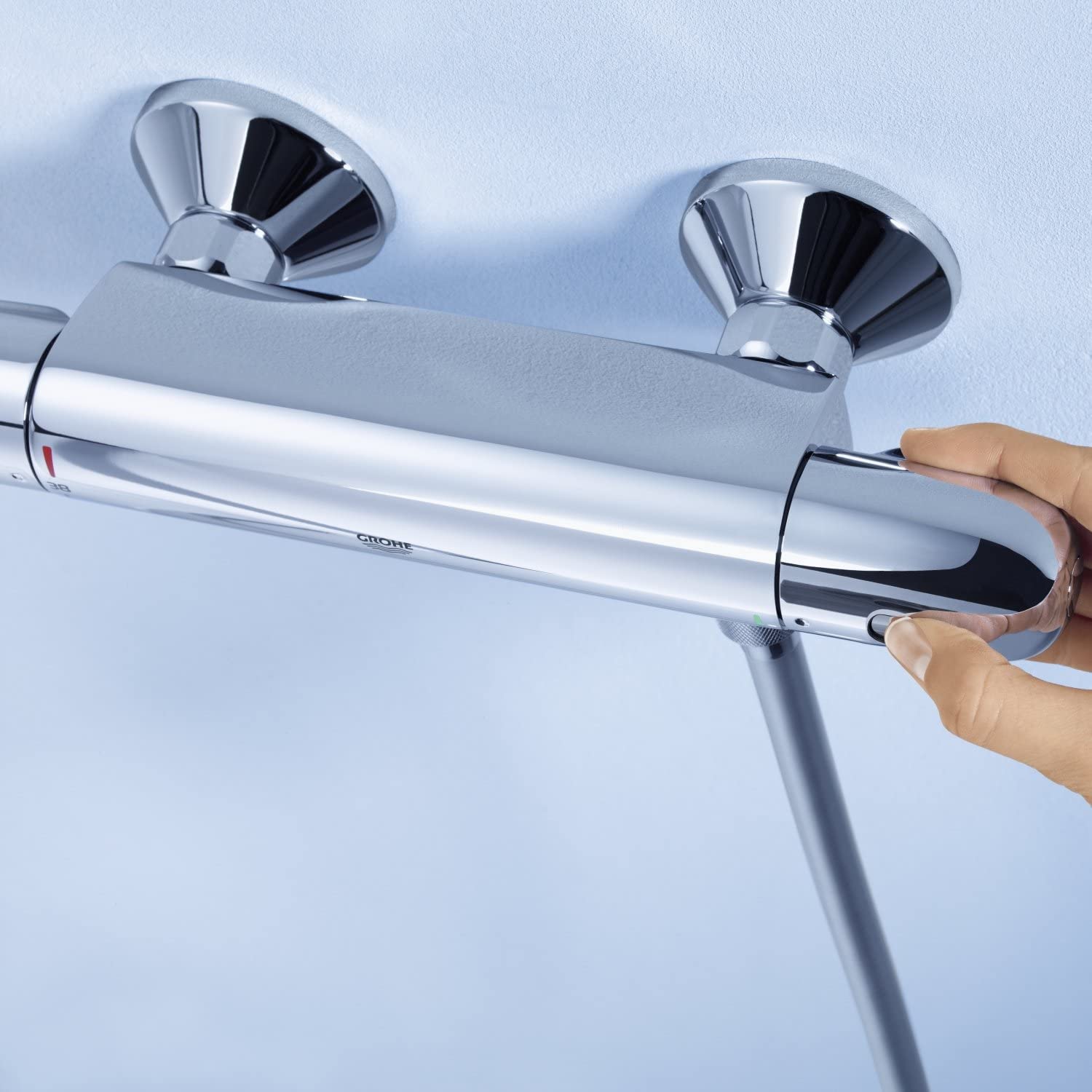 GROHE 34146003 Grohtherm 1000 Thermostatic Shower Valve - Temperature Control for Safe & Comfortable Bathing - Perfect for Modern Bathrooms & Spa-Like Showers