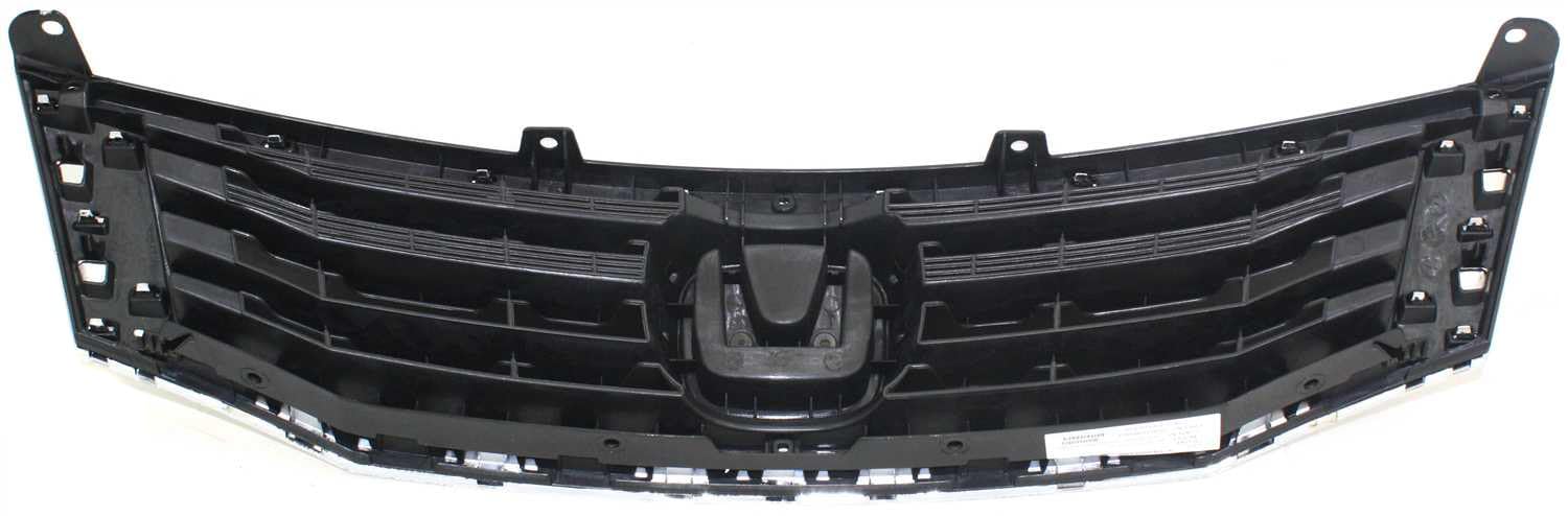 Honda Accord 2008-2010 ABS Plastic Chrome Grille Replacement - Compatible with Sedan Models | Easy Installation & Customizable Paintable Insert | Perfect for Car Upgrades & Restoration Projects