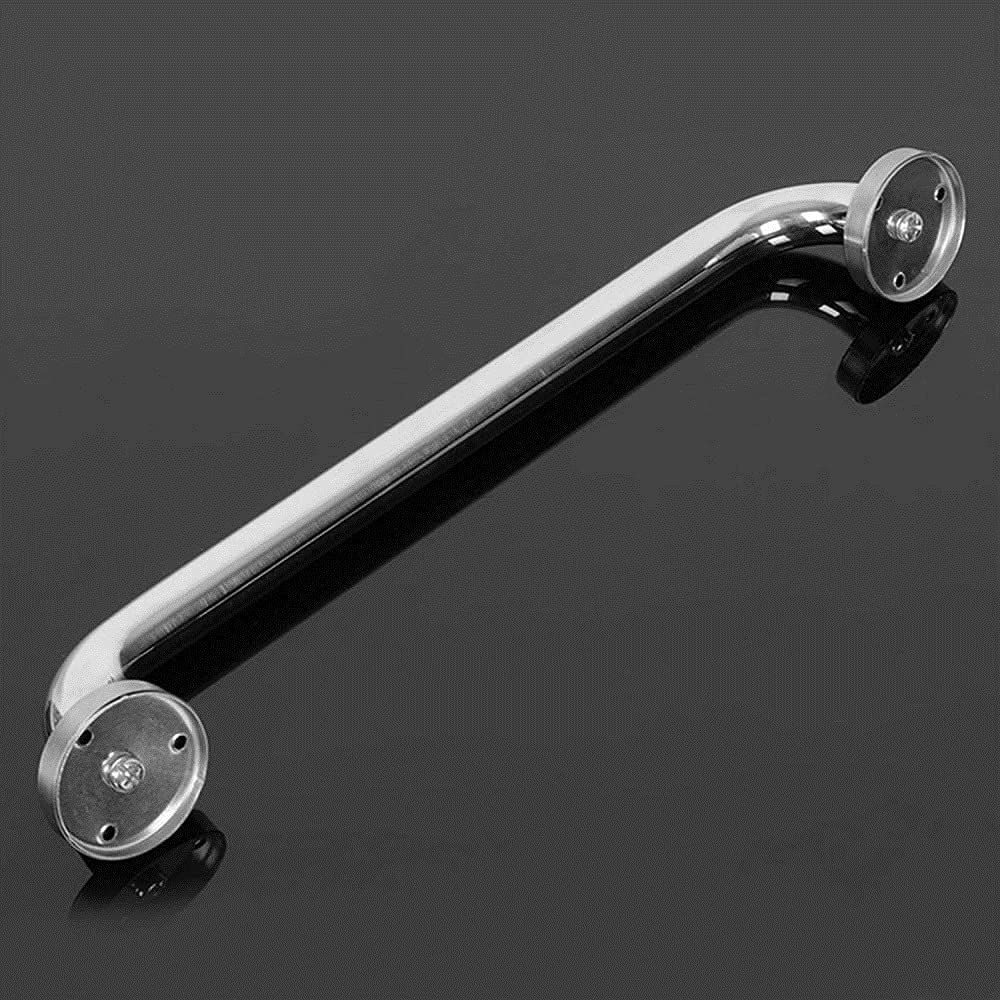 Stainless Steel Bathroom Safety Grab Bar - 50cm Silver Shower Handle & Toilet Support Rail for Elderly & Disabled - Non-Slip Tub Handrail for Bathroom, Wet Room & Mobility Assistance