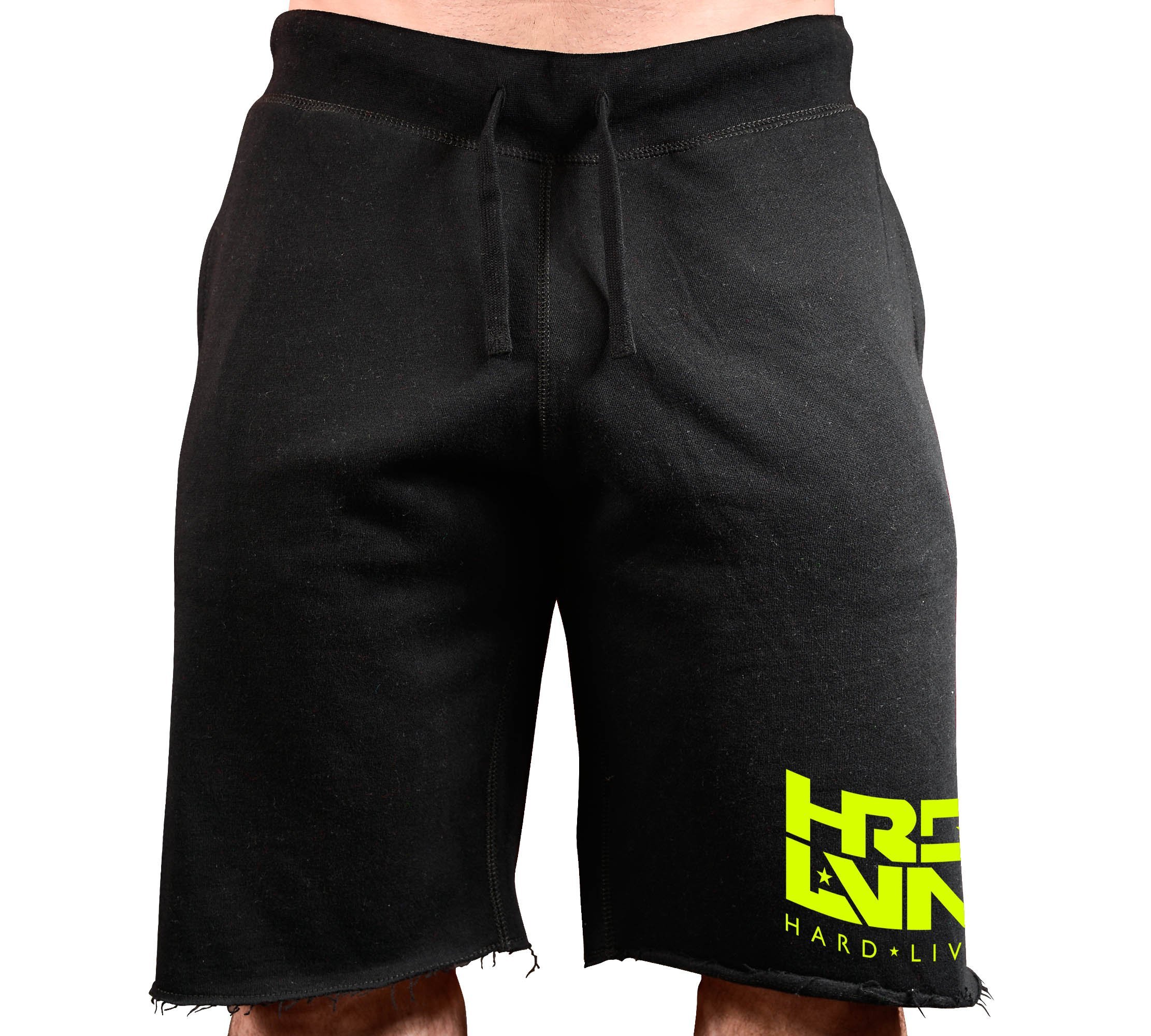 HRD-LVN Men's Gym Workout Shorts - Breathable Quick-Dry Fitness Running Shorts for Training & Active Lifestyle