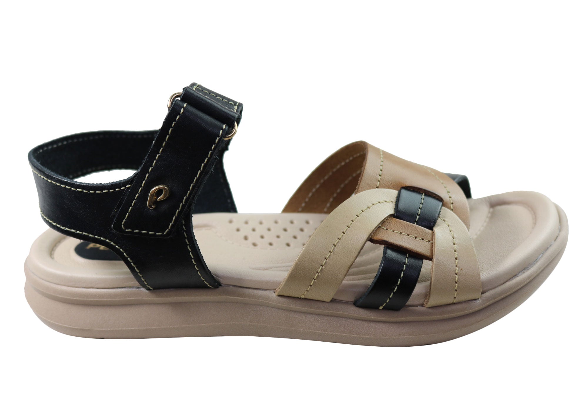 Vive Women's Comfortable Leather Sandals - Handmade in Brazil - Perfect for Beach, Vacation & Summer Outfits