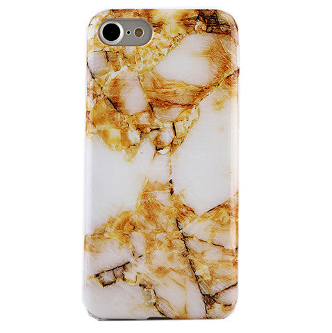 Elegant Amber Gold Marble iPhone Case - Durable Protective Cover for iPhone [Model] - Perfect for Daily Use, Travel & Gifting