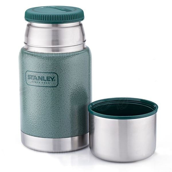 Stanley Classic Vacuum Insulated Food Jar 0.7L (24oz) - Leak Proof Stainless Steel Thermos for Hot & Cold Beverages, Perfect for Camping, Hiking, Work and Outdoor Adventures