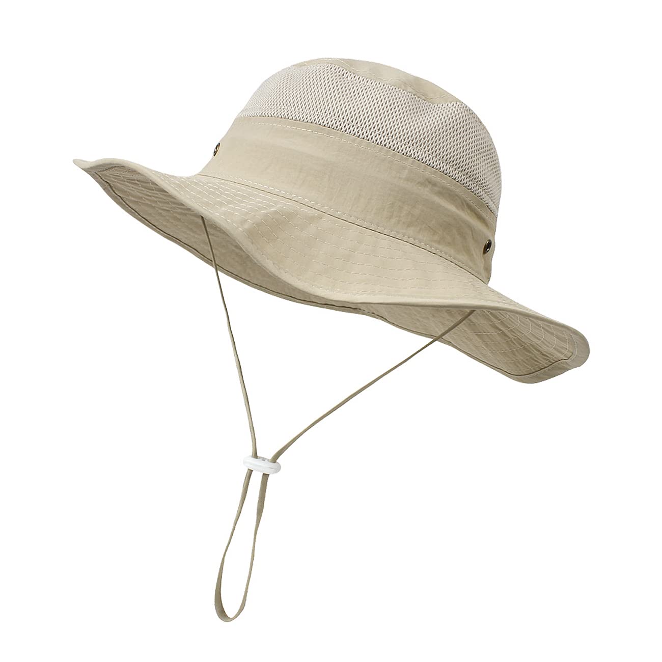 Baby Boy Sun Hat Adjustable - UPF 50+ UV Protection Mesh Summer Swim Hat for Toddler Outdoor Activities, Beach, Pool & Fishing | Lightweight Breathable Sun Protection for Infants