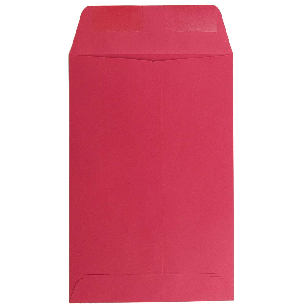 Premium 6 x 9 Open End Catalog Envelopes - Red Recycled Paper - Bulk 500/Box - Perfect for Business Mailings, Direct Marketing & Office Organization