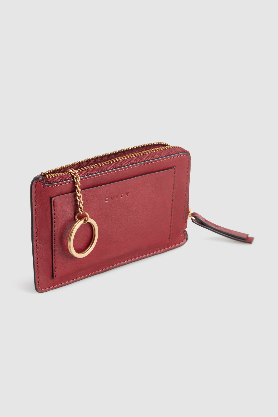 Stylish Poppy Leather CC and Coin Purse - Compact Wallet for Credit Cards & Cash - Perfect for Travel, Shopping, and Everyday Use