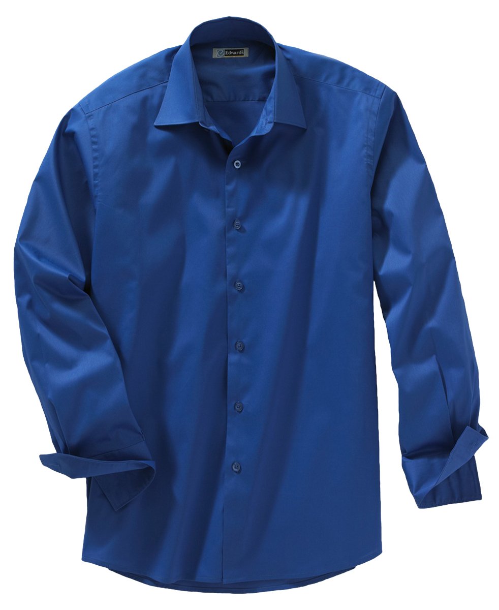 Edwards Men's Spread Collar Dress Shirt - Slim Fit Formal Business Shirt for Office, Wedding & Special Occasions | Premium Cotton Button Down Shirt for Professional & Dressy Looks