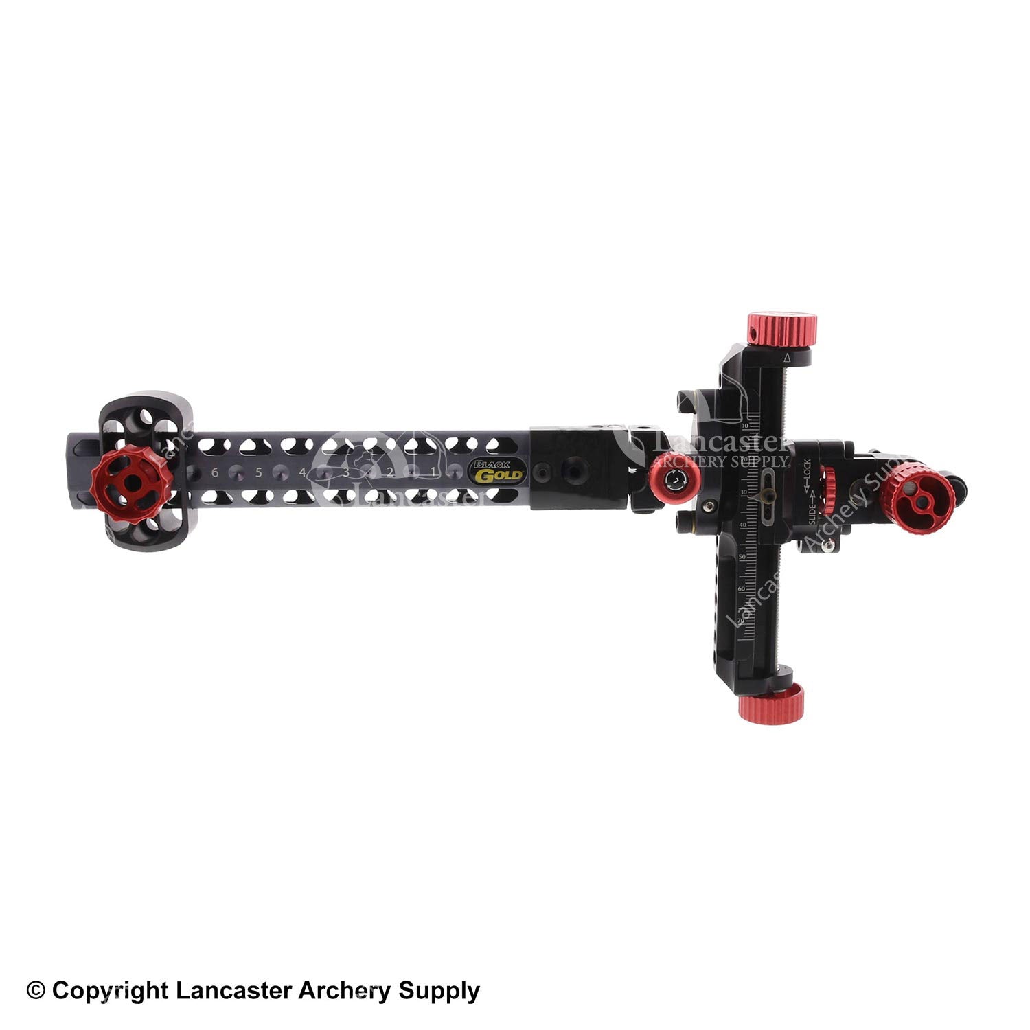 Black Gold Competition 2A Sight with 6 Wing Truss Dovetail - Precision Archery Sight for Target Shooting & Bow Hunting | Perfect for Outdoor Sports & Tournament Competitions