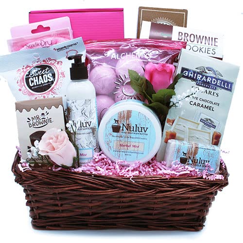 Luxury Spa Gift Basket Set - Relaxing Bath & Body Care Essentials for Women - Perfect for Birthday, Anniversary, Mother's Day & Self-Care Gifts