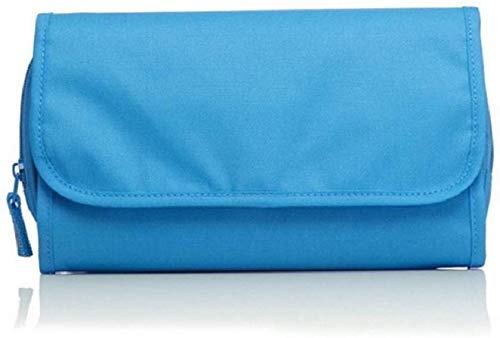 Lemish Foldable Travel Toiletry Organizer - Hanging Cosmetic Pouch for Bathroom Storage (Multi Color) | Perfect for Camping, Gym & Airplane Carry-On