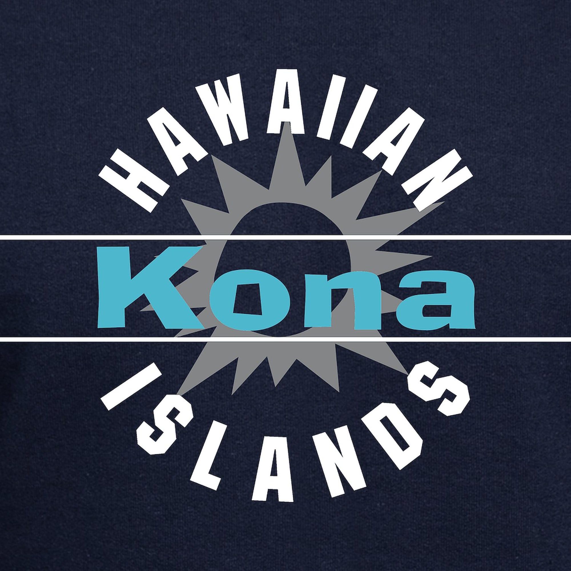Kona Hawaii Hoodie for Men - Dark Regular Fit Pullover Sweatshirt | Comfortable & Stylish Casual Wear for Travel, Beach, and Everyday Use
