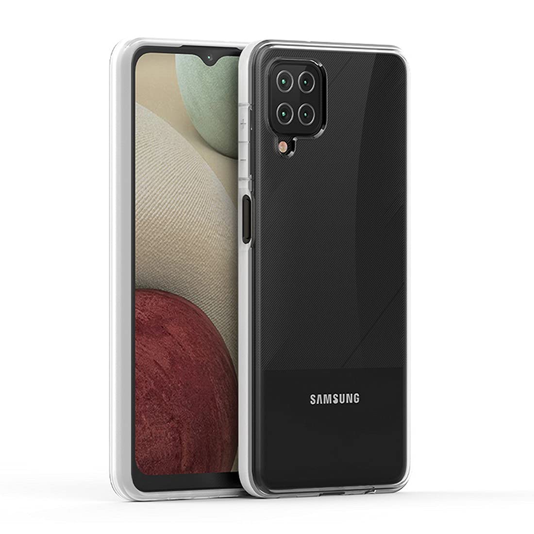 Shockproof Clear TPU Case for Samsung Galaxy A12 - Durable Protection for Outdoor Use