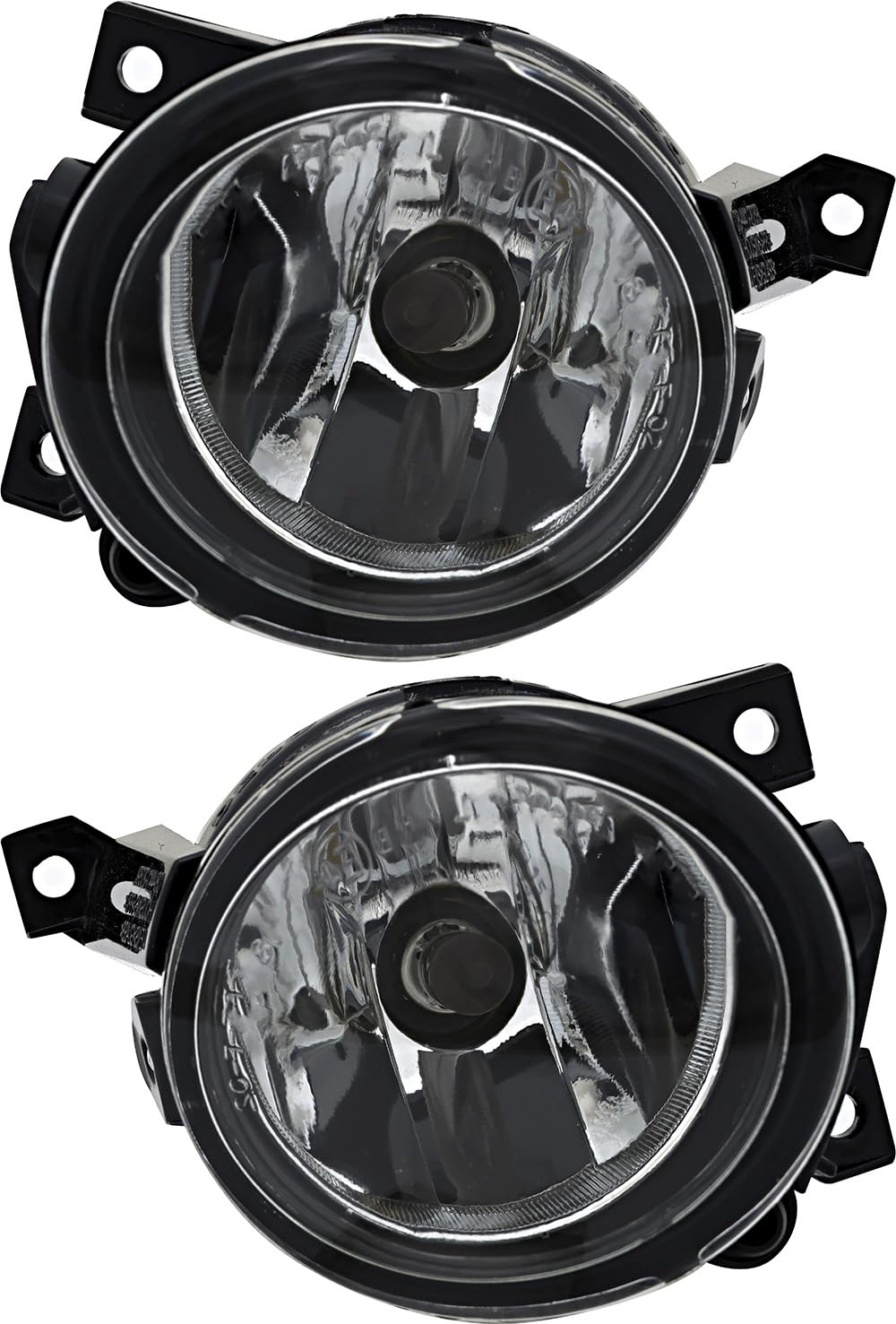 Volkswagen Eos 2007-2010, Rabbit 2006-2009, Tiguan 2009-2011 Replacement Fog Light Kit - Driver & Passenger Side - Perfect for Night Driving and Bad Weather Conditions