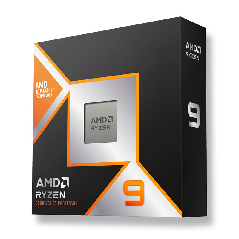 AMD Ryzen 9 9900X3D 12-Core AM5 Desktop Processor 5.5GHz with 3D V-Cache Technology (100-100001368WOF) - Ideal for Gaming, Streaming & Content Creation