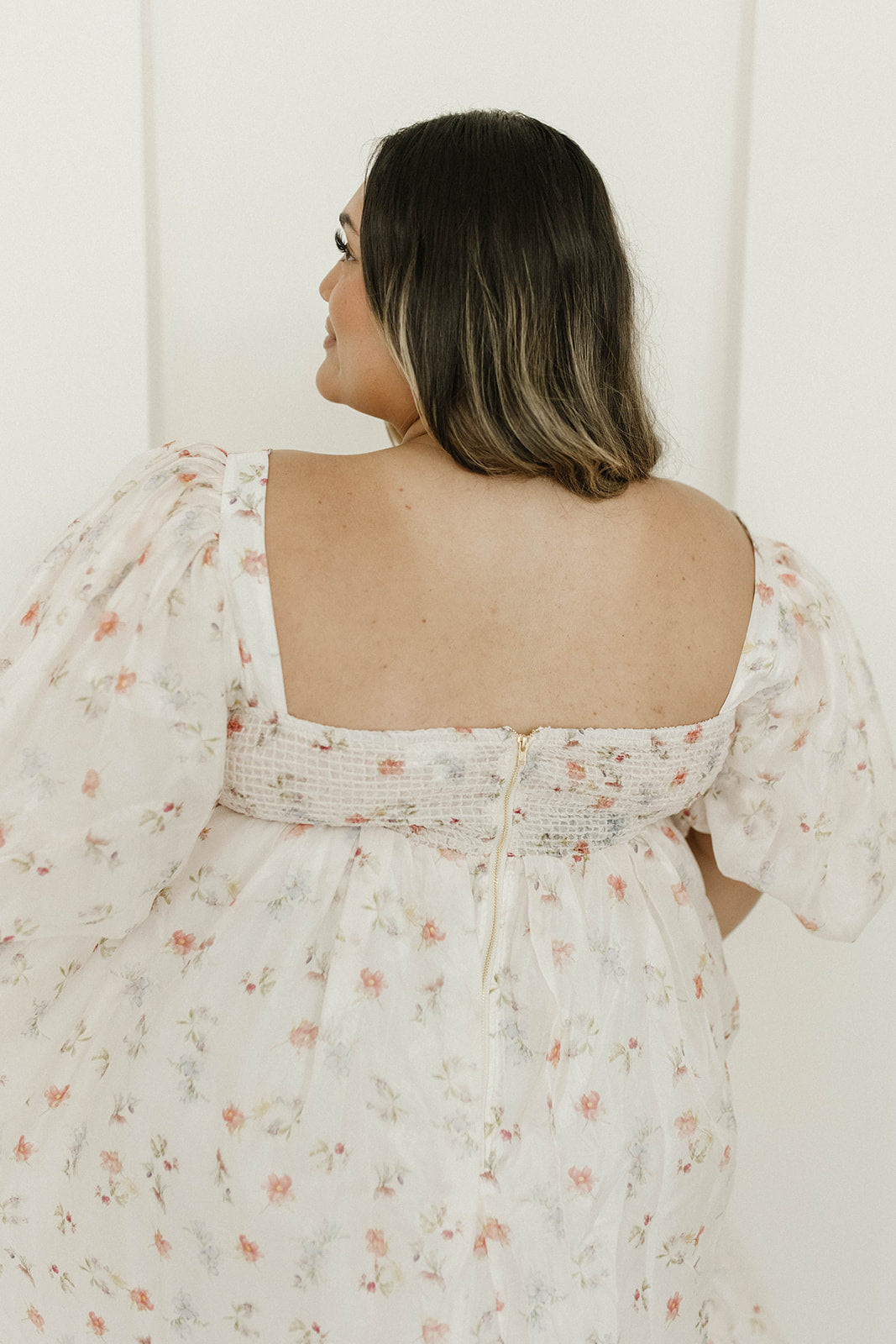 Harlow Maxi Dress - Tiny Pink Floral Print, Bump Friendly Maternity Dress, Inclusive Sizing S-3XL for Women | Perfect for Summer Weddings, Beach Vacations & Casual Outings