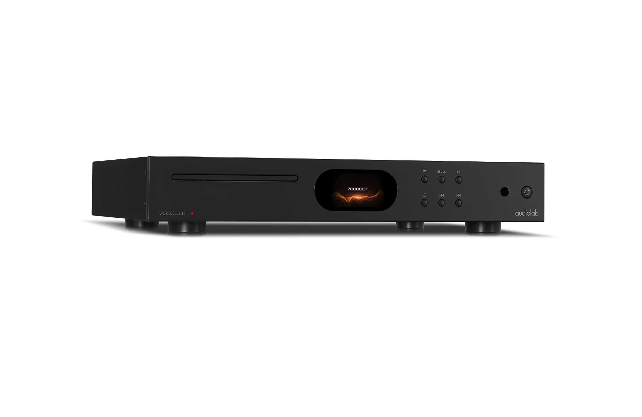 Audiolab 7000CDT CD Transport Player - High-End Aluminum Black CD Player for Audiophiles | Perfect for Home Theater & Hi-Fi Music Systems