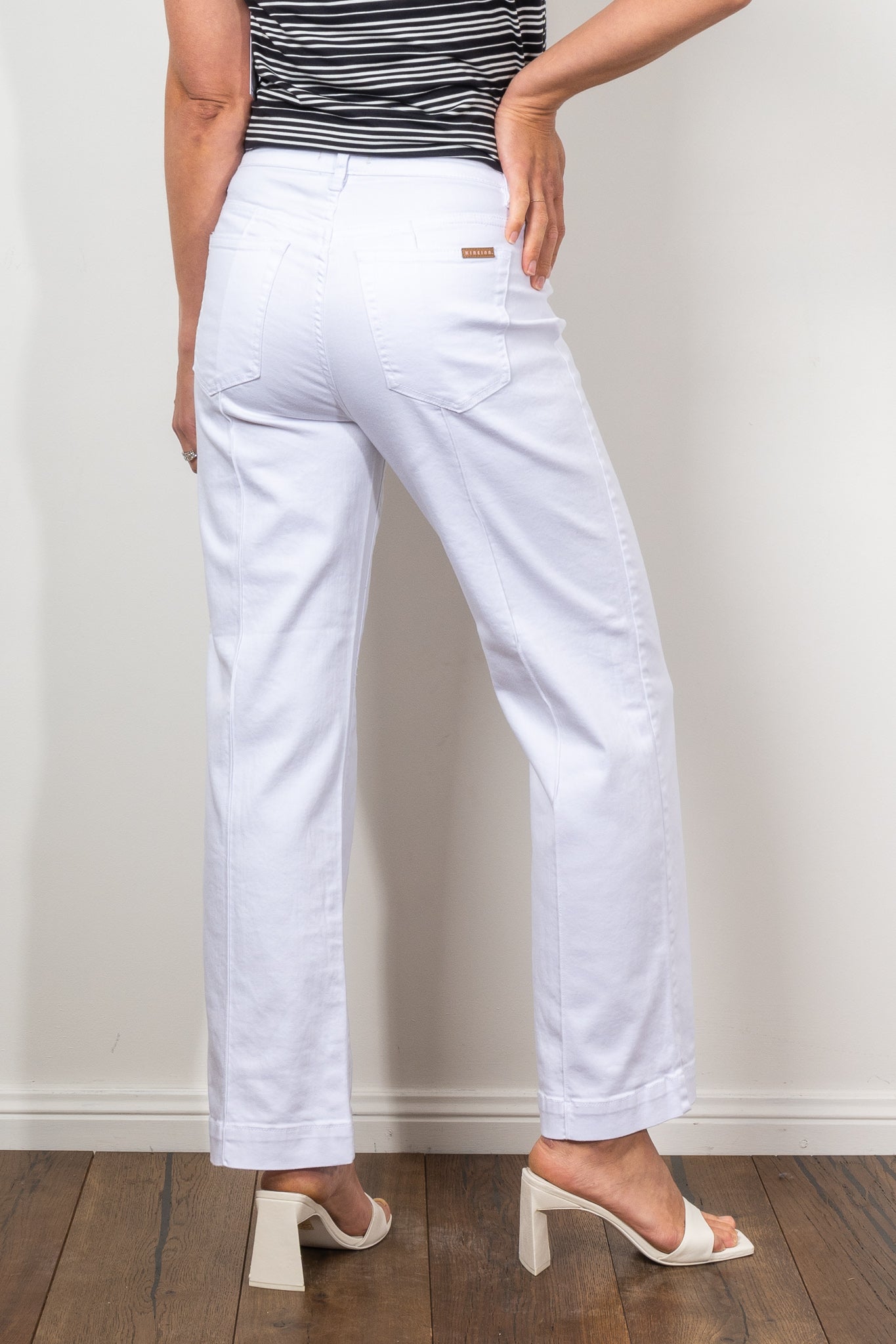 Kireina Brooke Jean Snow White - Women's High Waist Skinny Jeans for Casual & Party Wear | Perfect for Everyday Outfits, Date Nights & Office Looks
