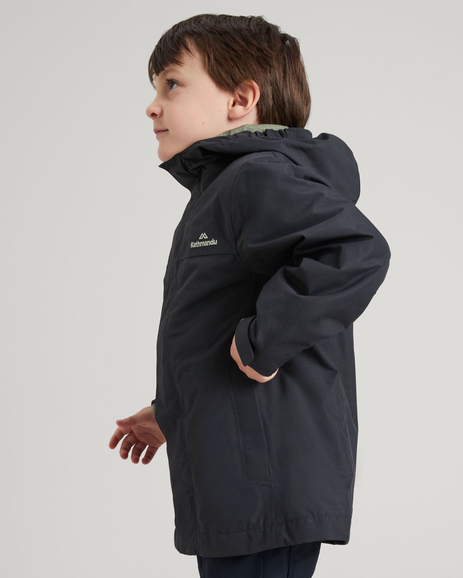 Isograd Kids' 3-in-1 Unisex Waterproof Jacket - Meteor/Beech - Lightweight Winter Coat for Boys & Girls - Perfect for Outdoor Play, School & Cold Weather Activities