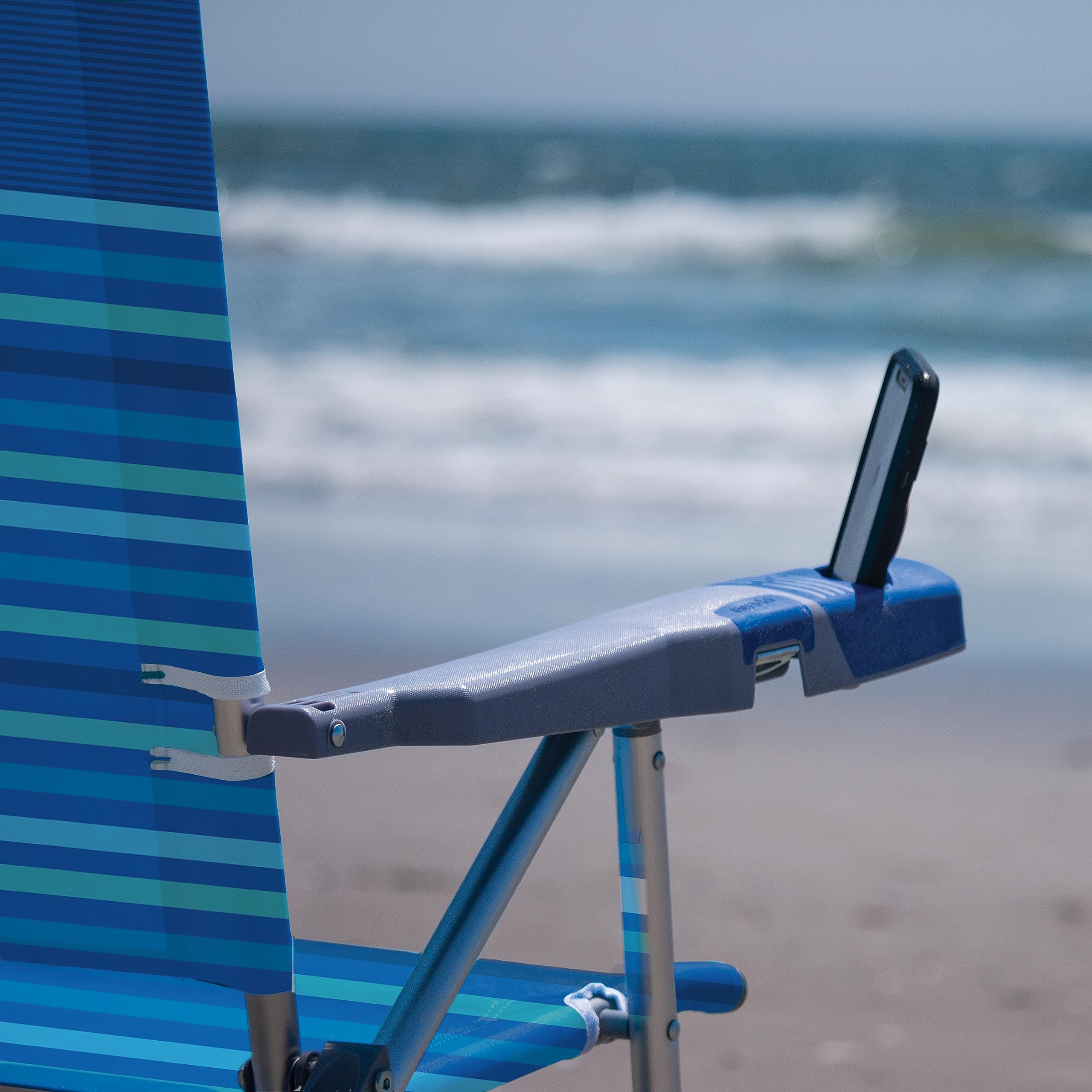 Tommy Bahama 2-Pack Highboy 4-Position Adjustable Beach Chairs with 15