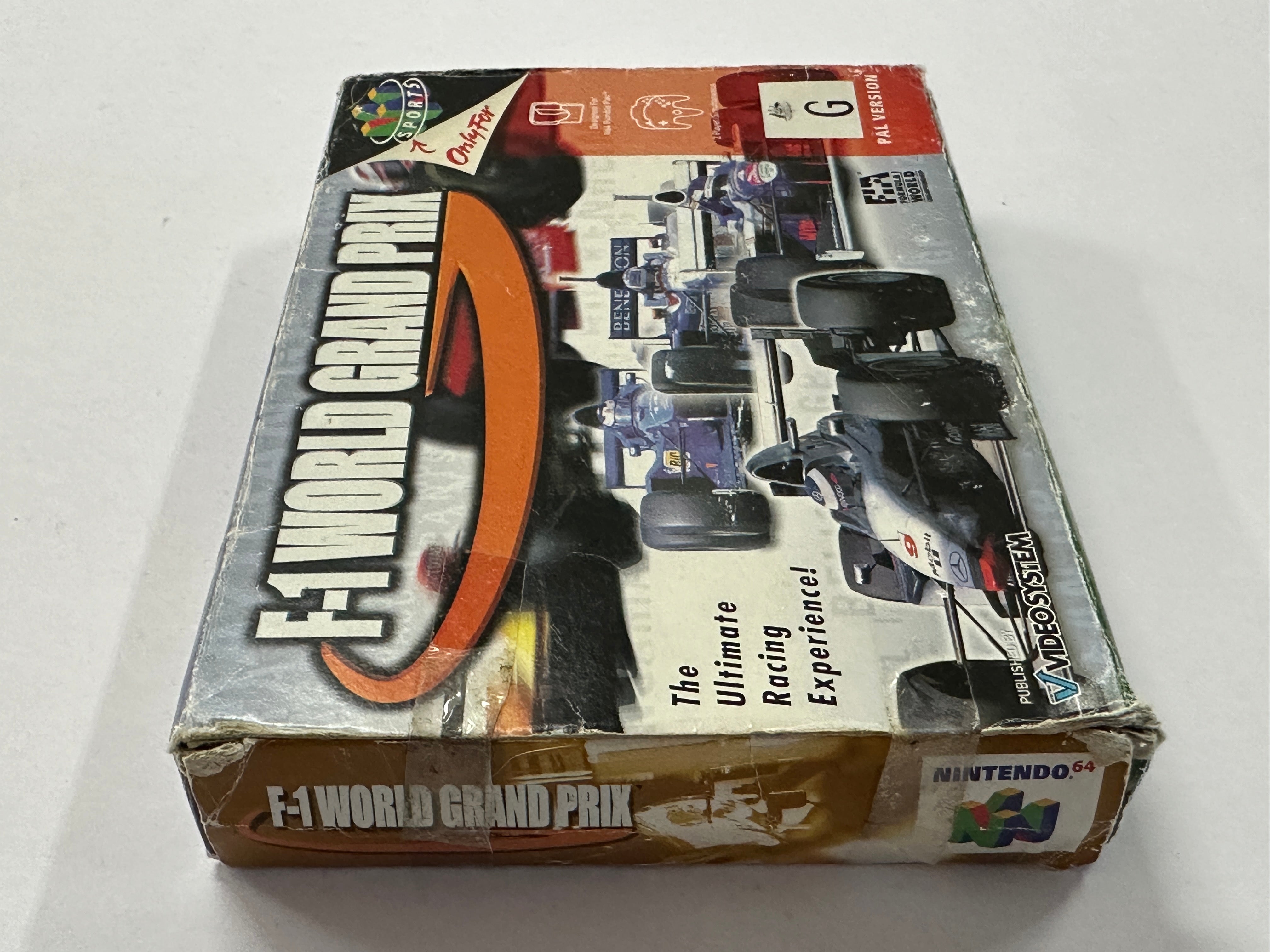 F1 World Grand Prix Complete In Box - Authentic Racing Game for PlayStation - Perfect for Racing Enthusiasts & Collectors