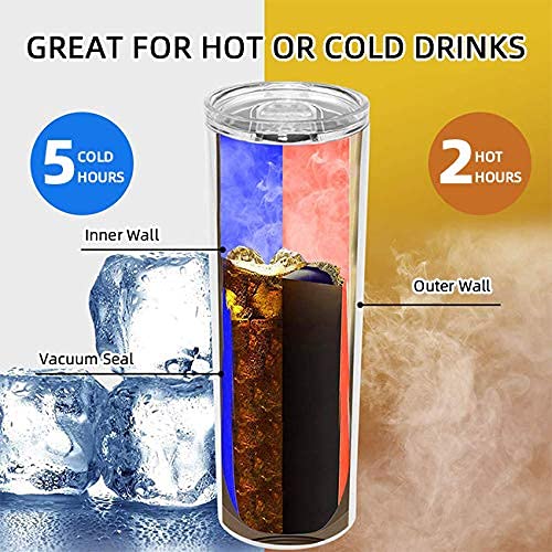 QOMOLANGMA 25PCS 20oz Stainless Steel Skinny Tumbler - Double Wall Vacuum Insulated Blank Water Bottle for Laser Engraving, Travel Cup with Sealed Lid - Perfect for Custom Gifts, Promotions & Outdoor Activities