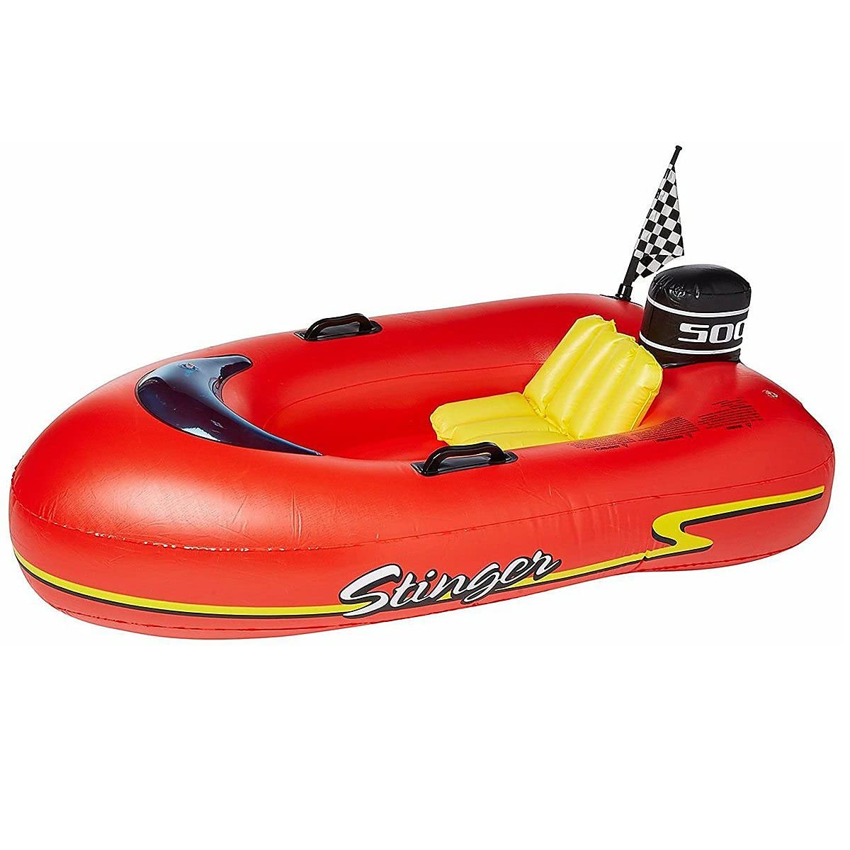 Inflatable Kids Speedboat Float by Swimline - Red | Fun Pool Toy for Children, Perfect for Swimming, Beach & Backyard Water Play
