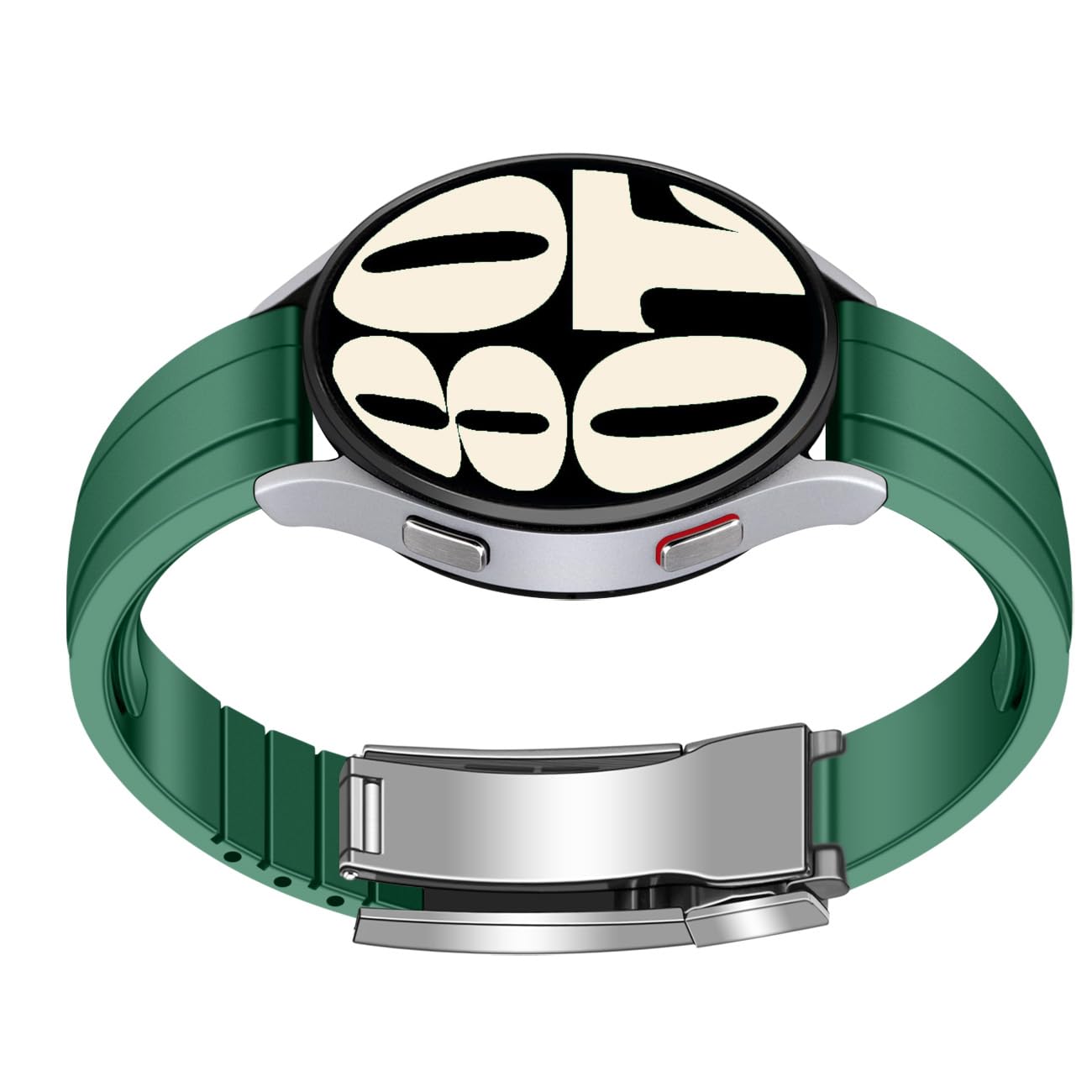 20mm Silicone Watch Band - Replacement Strap for Men & Women | Gym & Daily Wear