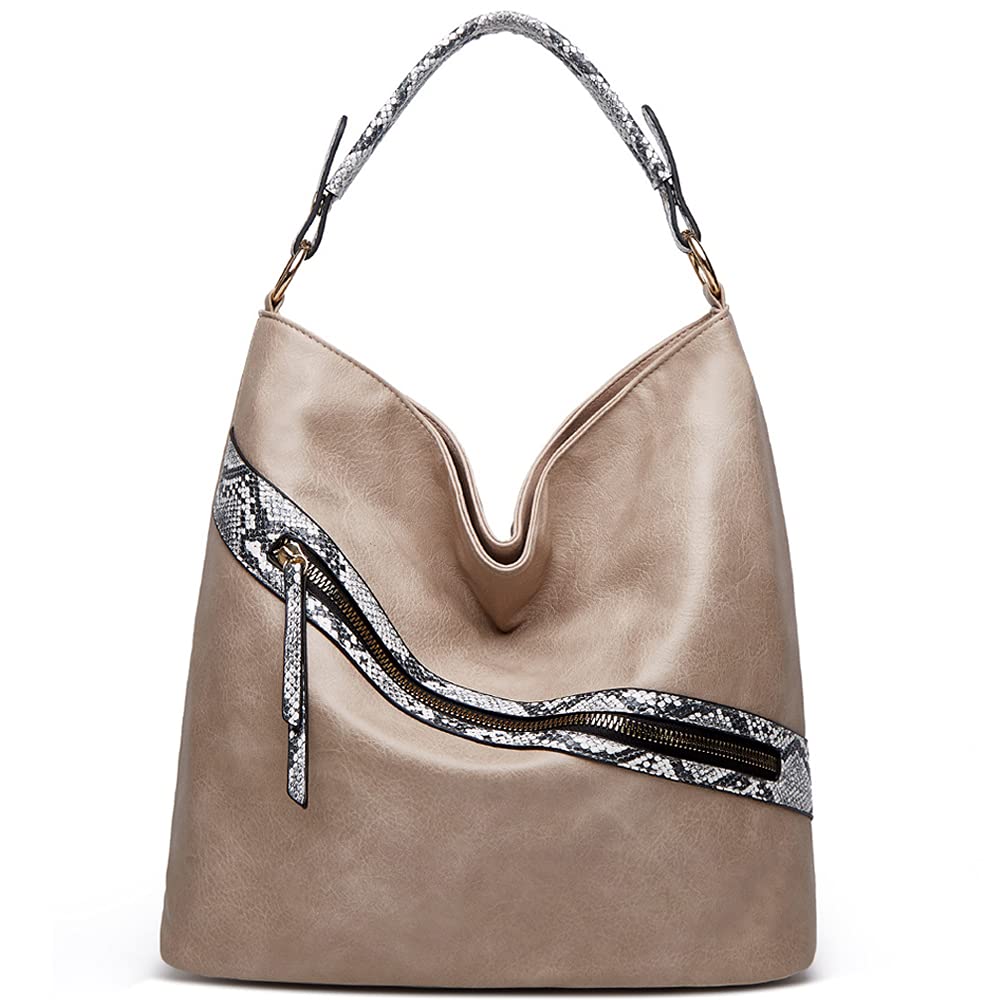 Stylish Women's PU Leather Shoulder Bag with Snake Print - Fashionable Tote & Underarm Handbag for Work, Travel & Everyday Use