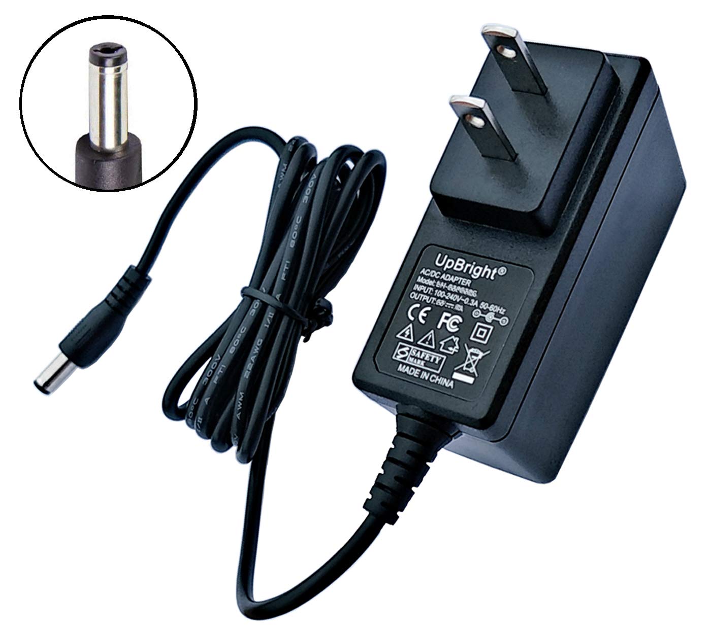 UpBright 5V AC/DC Power Adapter for D-Link DNR-202L Video Recorder & Network Switches - Compatible with GO-SW-5G, GO-SW-8G, KVM-440, KVM-450, DSS-8E - 5VDC Power Supply Cord for Home & Office Security Cameras & Networking Equipment