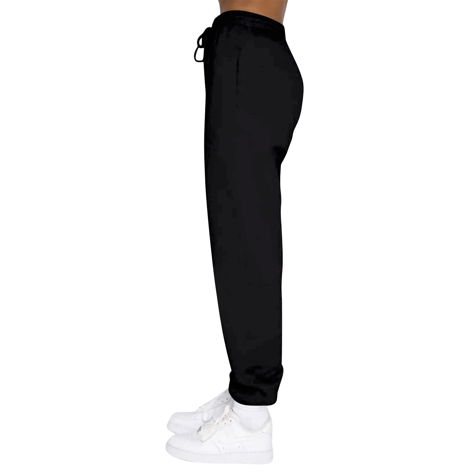 Doublelift Women's Sweatpants - Baggy Casual Drawstring Joggers with Pockets | Soft Solid Color Lounge Pants for Women | Perfect for Yoga, Running & Home Relaxation