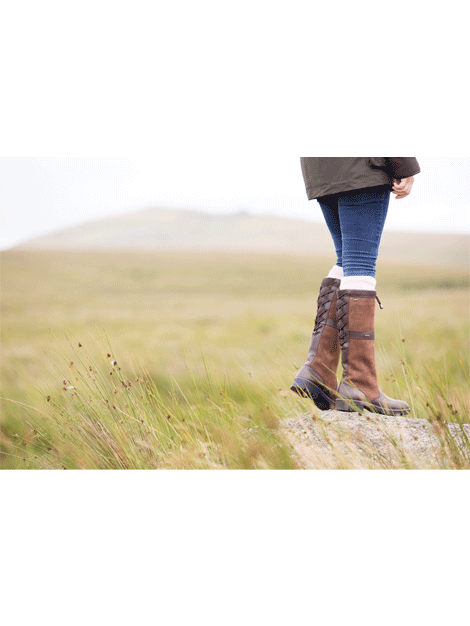Dubarry Glanmire Waterproof Leather Boots for Men & Women - Comfortable & Durable Outdoor Footwear for Hiking, Riding & Countryside Walking