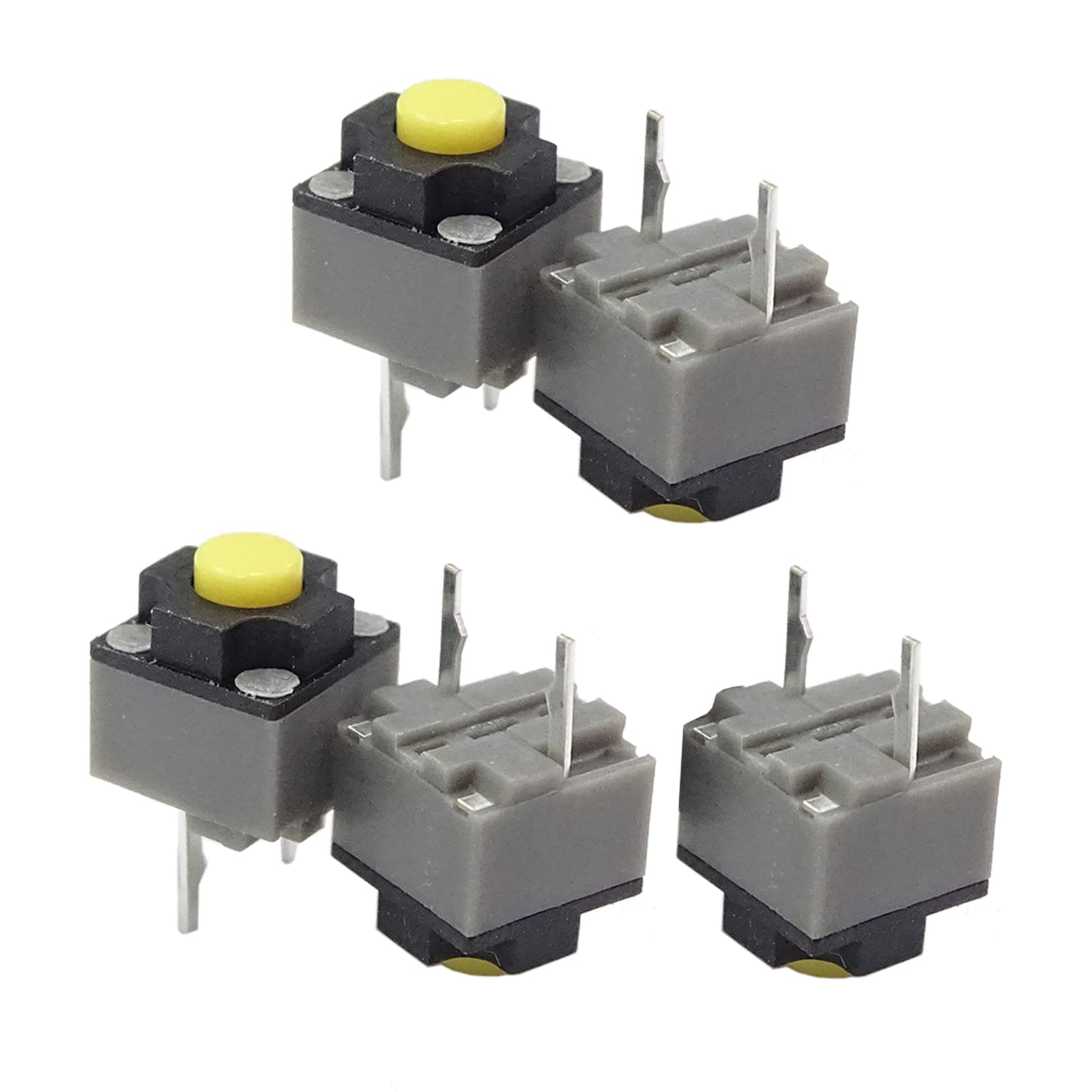5PCS Kailh Mute Button 6x6x7.3mm Silent Micro Switch for Wireless Mouse - Smooth Clicking for Gaming, Office & Quiet Workspaces