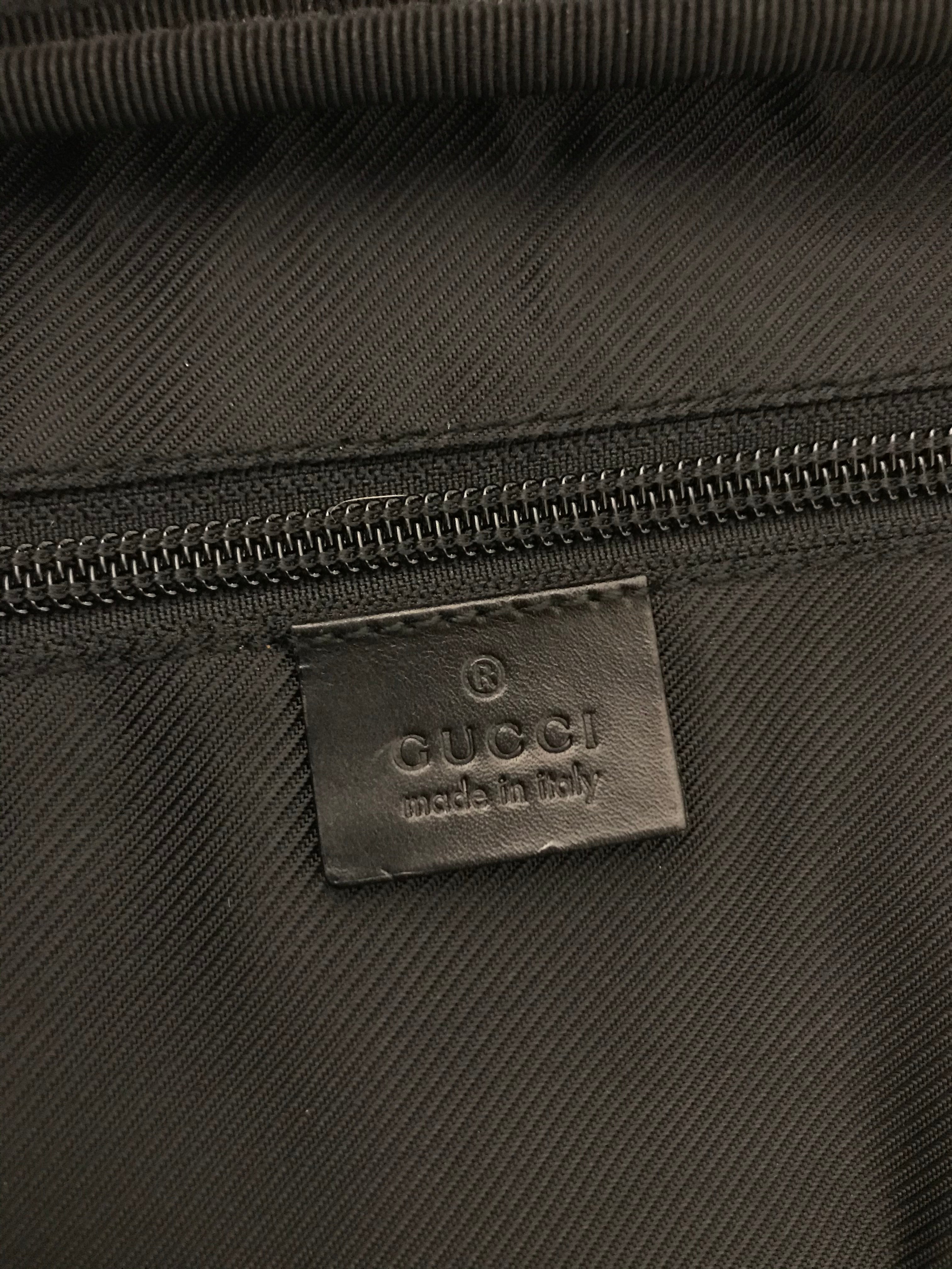 Luxury Leather & GG Canvas Briefcase for Men - Stylish Business Bag for Work, Office & Travel - Perfect for Professionals & Executives