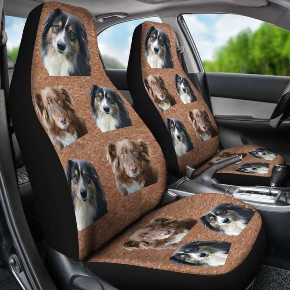 Premium Australian Shepherd Dog Car Seat Cover - Waterproof & Non-Slip Pet Seat Protector for Trucks, SUVs & Sedans - Perfect for Travel, Outdoor Adventures & Daily Commutes