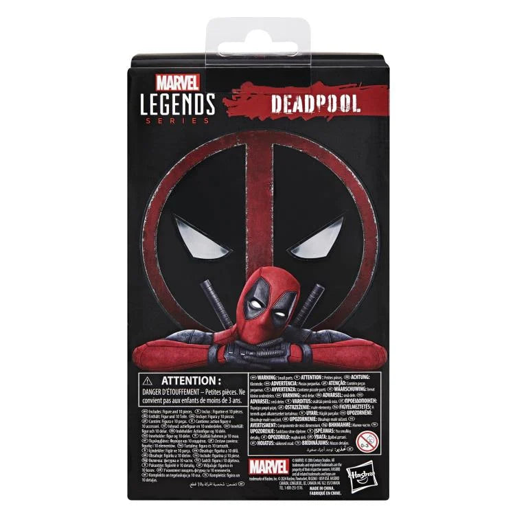 Deadpool Marvel Legends Action Figure - 6-Inch Collectible Toy with Accessories | Perfect for Display, Gifts, and Marvel Fans