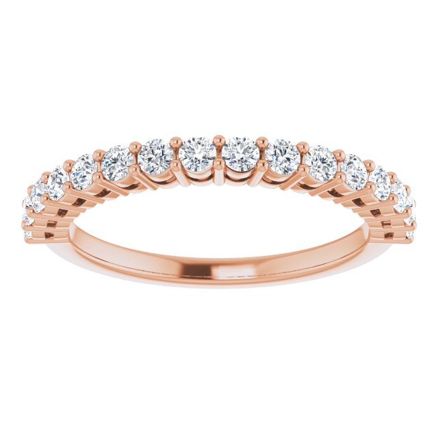 0.48 Carat Round Cut Diamond Wedding Band - Elegant & Timeless Engagement Ring for Women - Perfect for Proposals, Anniversaries & Special Occasions